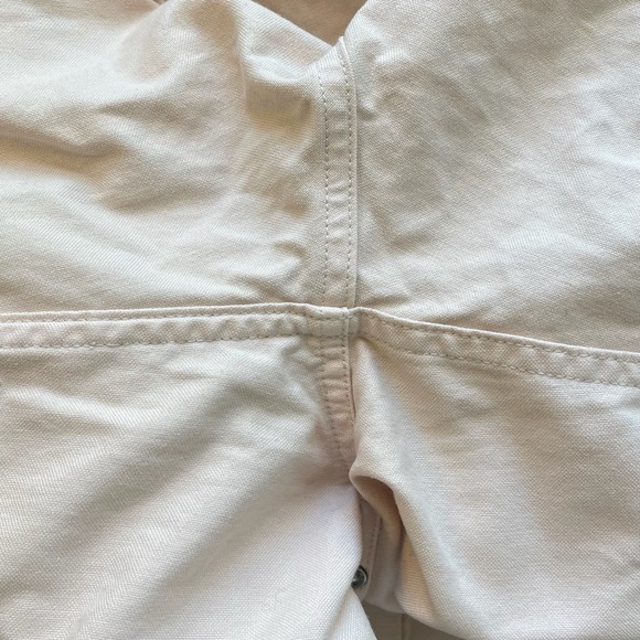 Chimala Canvas Work Pants Japanese Cotton Straight-Leg Baby Pink 26 EUC - Picture 3 of 8